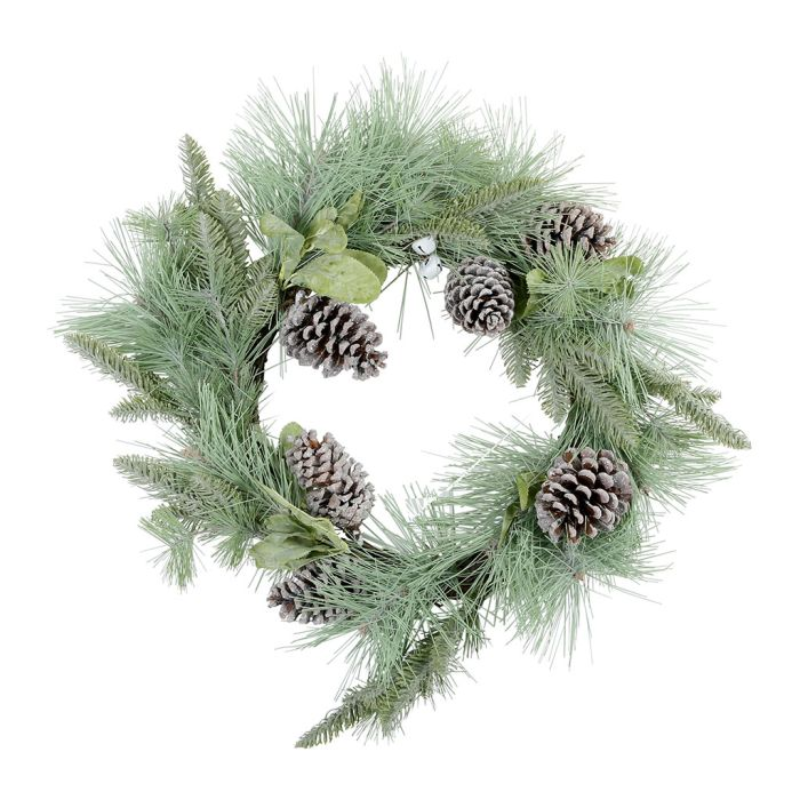 COURONNE SEVAR VERT D58X17CM