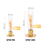 SPIN 900 FEU DE TABLE GOLD - HOFATS