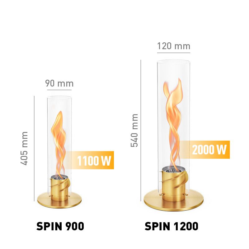höfats - Spin 1200 Gris Nouveau MODELE durée de Combustion prolongée grâce  à Technologie de Combustion - cheminée au bioéthanol Liquide pour  l'intérieur et l'extérieur, feu de Table Acier Inoxydable : 