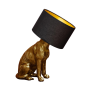 LAMPE A POSER DOREE CHIEN - CHEHOMA