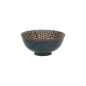 LOTUS - BOL A CEREALES - PORCELAINE - DIA 12 X H 6 CM - BRONZE