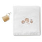 DRAP DE BAIN 100X150 FANTAISIE TRESOR NACRE CREME