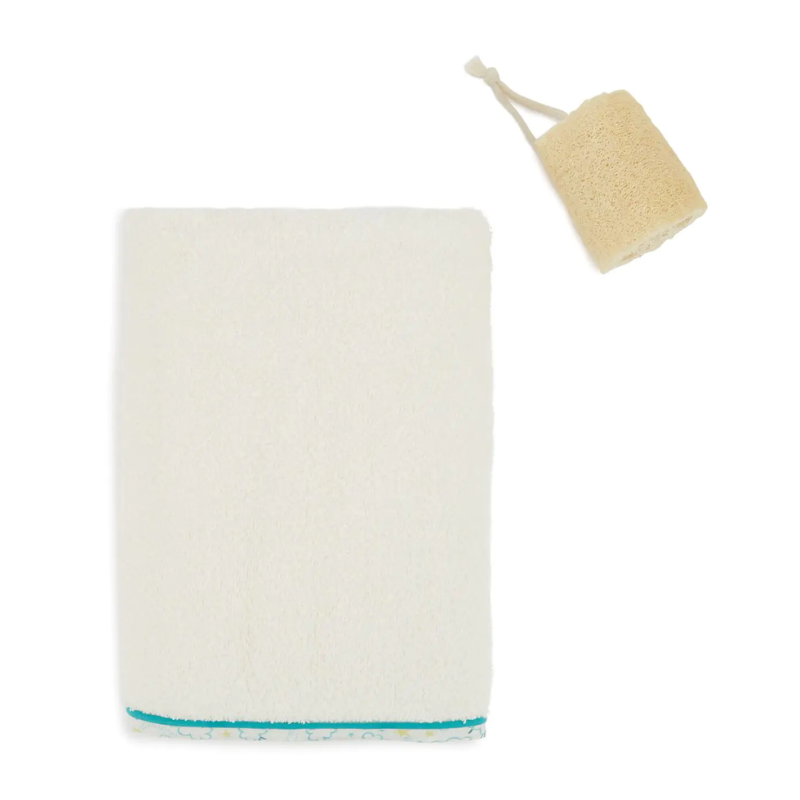 DRAP DE BAIN 60X120 DANS LES NUAGES