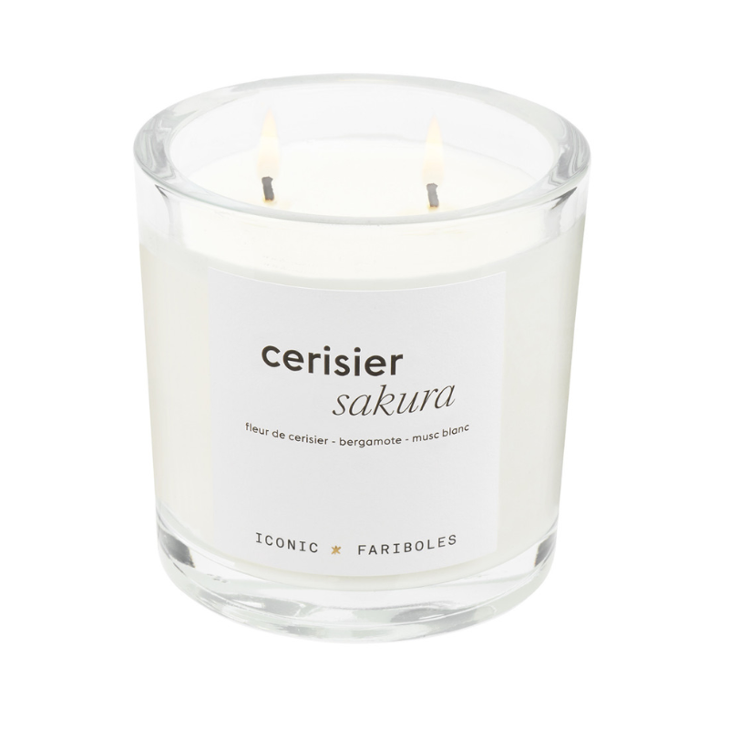 BOUGIE ICONIC CERISIER SAKURA  320G - FARIBOLES