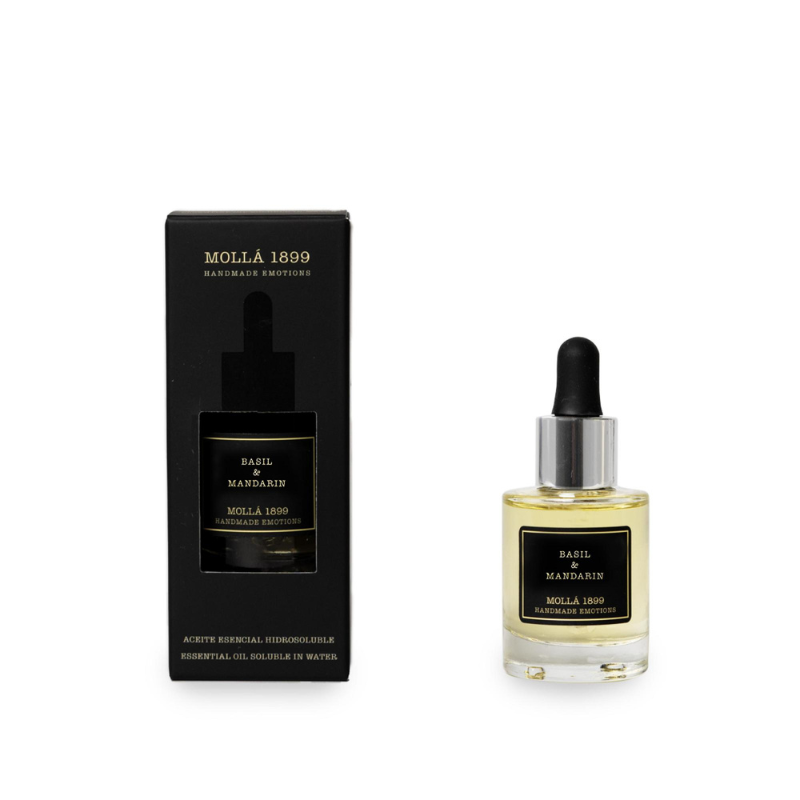 HUILE ESSENTIELLE 30ML : BASIL et MANDARIN - CERERIA MOLLA