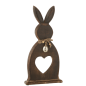 LAPIN COEUR OEUF MANGUIER MARRON M