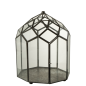 TERRARIUM VERRE METAL NOIR M