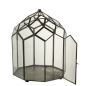 TERRARIUM VERRE METAL NOIR M