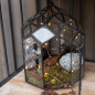 TERRARIUM VERRE METAL NOIR M