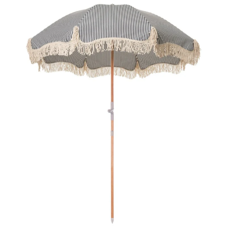 PARASOL PLAGE RAYURES NAVY - BUSINESS AND PLEASURE