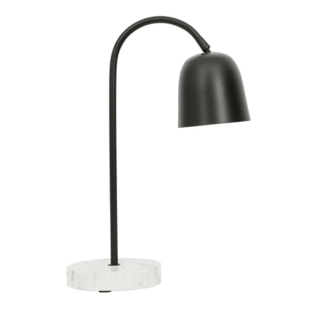 LAMPE COURBA NOIR 32.5X16XH46CM