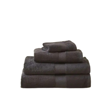 DRAP DE BAIN 100/150 NOIR  - SYLVIE THIRIEZ