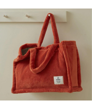 TOTE BAG  ORANGE BRUNI  - SYLVIE THIRIEZ