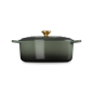 Cocotte ovale en fonte émaillée 31cm - Thym - Le Creuset