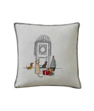 HOUSSE DE COUSSIN 45X45 POLAIRE LUEUR D'HIVER  - SYLVIE THIRIEZ