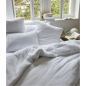 PARURE DE LIT GAZE DE COTON LAVEE BLANC NUAGE - SYLVIE THIRIEZ PARURE DE LIT GAZE DE COTON LAVEE BLANC NUAGE - SYLVIE THIRIEZ