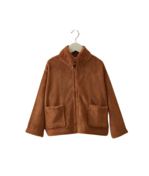 VESTE POLAIRE ENFANT CARAMEL  - SYLVIE THIRIEZ