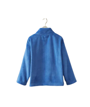 VESTE POLAIRE ENFANT BLEU ELECTRIQUE- SYLVIE THIRIEZ