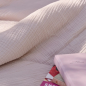 PARURE GAZE DE COTON ROSE BLUSH - SYLVIE THIRIEZ