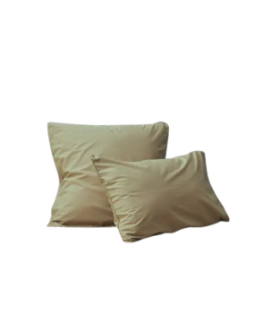 PARURE DE LIT PERCALE LAVEE VERT HERBE - SYLVIE THIRIEZ