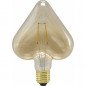 LAMPE SHAPED LED FILAMENT GOLD HEART