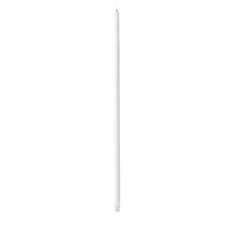 BOUGIE CHANDELLE LED - NORDIC WHITE - 2,3X75 CM - UYUNI