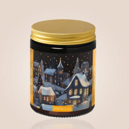 BOUGIE VILLAGE DE NOEL FORET D'ENCENS 140G - FARIBOLES