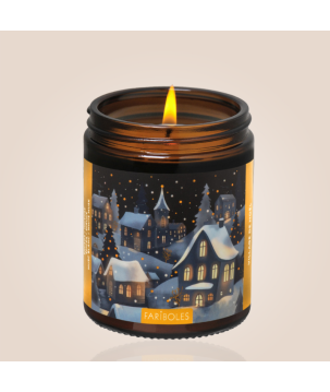 BOUGIE VILLAGE DE NOEL FORET D'ENCENS 140G - FARIBOLES