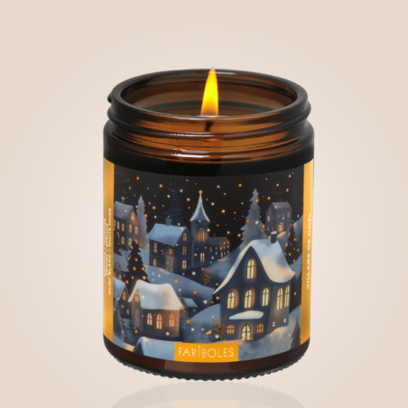 BOUGIE VILLAGE DE NOEL FORET D'ENCENS 140G - FARIBOLES