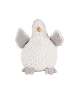 PELUCHE ALULA BLANC D16XH22CM