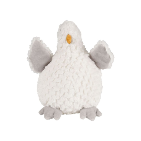 PELUCHE ALULA BLANC D16XH22CM