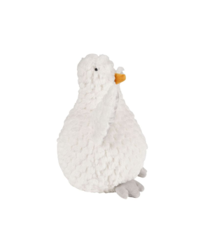 PELUCHE ALULA BLANC D16XH22CM