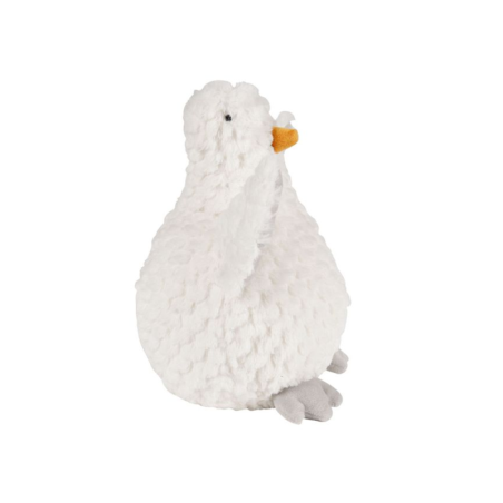 PELUCHE ALULA BLANC D16XH22CM