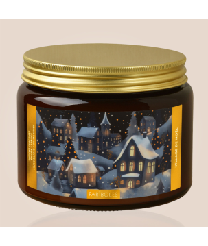 BOUGIE VILLAGE DE NOEL FORET D'ENCENS 400G - FARIBOLES