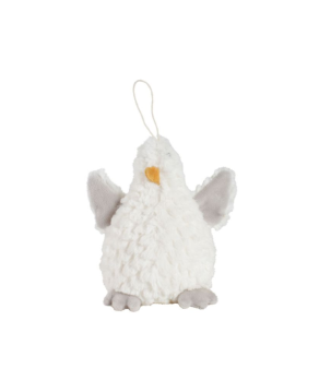 PELUCHE ALULA BLANC D10XH15CM