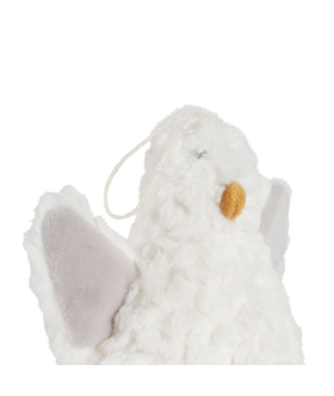 PELUCHE ALULA BLANC D10XH15CM