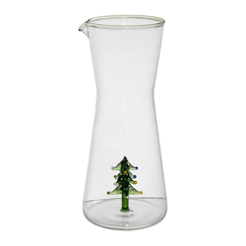 CARAFE SAPIN NOEL VRT 1L VERRE