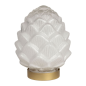 DECO LED PIGNE PIN BLC D14H19