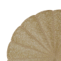 SET TABLE ROND LUMI DORÉ D38CM