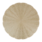 SET TABLE ROND LUMI DORÉ D38CM