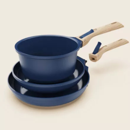 BATTERIE DE CUISINE 7 PIECES MYRTILLE - COOKUT