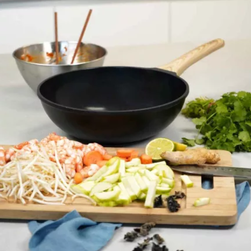 WOK GRAPHITE 28CM - COOKUT