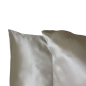 TAIE D'OREILLER EN SOIE ECLAT DE SOIE BEIGE  - SYLVIE THIRIEZ