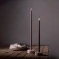 BOUGIE CHANDELLE LED GREY X2 - 2,3X75CM - UYUNI BOUGIE CHANDELLE LED GREY X2 - 2,3X75CM - UYUNI