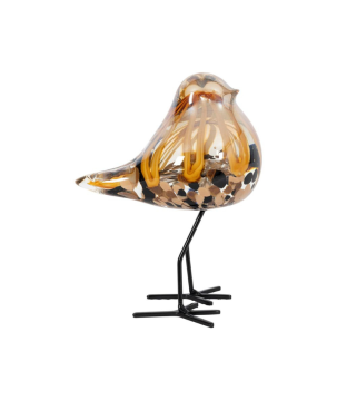 DECORATION MOINEAU SERIN BRUN - COTE TABLE
