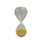 SABLIER VERRE SABLE JAUNE (2H)