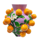 VASE CERAMIQUE MAUVE "ORANGE"