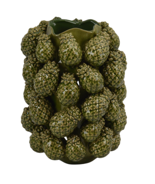 VASE CERAMIQUE VERT "PINEAPPLE"