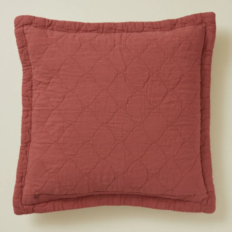 HOUSSE DE COUSSIN 45X45 DOUBLE JEU PAPRIKA  - SYLVIE THIRIEZ