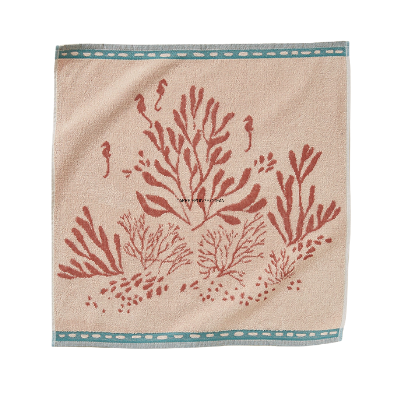 CARRE EPONGE OCEAN 50X50 - SYLVIE THIRIEZ